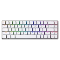 艾泰克 ATK68 电竞磁轴键盘 有线单模 客制化键盘PBT透光键帽RT模式68键游戏机械键盘 白色（L版）