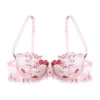 【促销2件99】法式内衣女夏薄款性感蕾丝无钢圈小胸聚拢