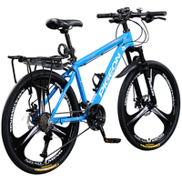 飞鸽（FLYING PIGEON）飞鸽山地自行车成人男女变速青少年中小车越野户外骑行赛单车 【高碳钢】G8002代-三刀轮-蓝色 26寸轮组（适合160-180cm） 24速标准版 【高碳钢】G800-三刀轮-高档蓝