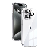  PISEN/品胜 防尘护镜 iPhone15ProMax手机壳 镜头膜  轻薄晶透 TPU