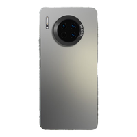 暴走适用华为mate30pro手机壳HUAWEI Mate30Pro保护套硅胶软边简约防摔镭射渐变高级感磨砂硬壳灰 【彩银镭射✅磨砂亲肤】灰