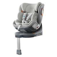 路途乐乐智 婴儿童座椅0-4-12岁360旋转i-Size宝宝坐椅汽车用可坐躺 【智能 双通风】乐智-月岩灰