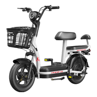 凤凰（Phoenix）电动车新国标电动自行车男女成人电瓶车长续航小型两轮代步电单车 炫酷黑【 假一赔十】 12A天能/超威 (铅酸)-助力续航80公里