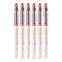 PILOT 百乐 P500考试笔-金标系列中性墨走珠笔办公用品签字用 BL-P50MW-R 0.5土尔其玫瑰 6支装