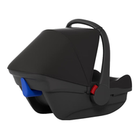 Hagaday 哈卡达 儿童座椅宝宝可坐躺0-4-8婴儿提篮车载360度旋转 暗夜黑