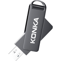 KONKA 康佳 32GB USB3.0 U盘 KU-81旋转系列 金属外壳 防尘高速读