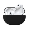 Best Coac 适用AirPods保护套 airpods1/2代苹果无线蓝牙耳机防摔壳 通用硅胶软壳纯色防污可水洗耳机收纳盒 黑色