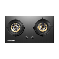 荣事达（Royalstar）猛火燃气灶天然气猛火灶煤气灶双灶7.2kW大火力加厚拉丝面板全铜煤气灶台嵌两用猛火灶具 RSD-R08A