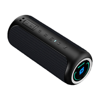 雷登X20 40W蓝牙音箱双喇叭手机智能网红无线音响超大重低音量3D环绕立体声可插U盘便携式骑行车载户外小钢炮 蓝色