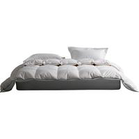 斯诺曼120支贡缎5A级95%白鹅绒羽绒冬被芯子 填充1100g220x240cm【白】 120支标准冬被 220*240cm