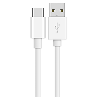 酷波 Type-C数据线手机USB-C充电线支持小米8SE/6X/5S华为P20荣耀9/Play三星Note8一加6乐视MAX2魅族2米白