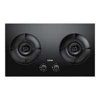 苏泊尔燃气灶天然气灶5.2KW猛火70%高热效率灶煤气灶双灶大火力燃气灶天然气防爆台式嵌入式两用灶PB15S 天然气