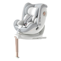 Silver Cross儿童座椅0-7-12岁车载360度旋转宝宝座椅空军一号plus铂晶灰 【0-12岁ECE】plus铂晶灰