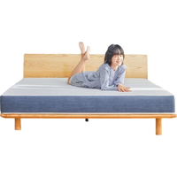 8H乳胶黄麻透气护脊垫子 弹簧床垫MD 苏黎世蓝150*190*18cm