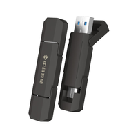 中科存 ZKUYV USB 3.2 U盘 银龙灰 1TB Type-C/USB-A双口
