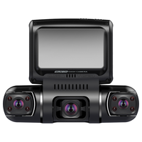 任e行 D70 行车记录仪高清三镜头24小时雷达感应停车监控防划车带WIFI 三镜头（车前+左右两侧）+128G卡