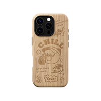 魅族(MEIZU)PANDAER 旷野 妙磁肤感手机壳 饮茶 适用iPhone 16 Pro 妙磁阵列大吸力 五层材质复合 全包结构 饮茶-妙磁肤感壳(旷野系列)