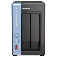 威联通（QNAP）TS-264C 宇宙魔方 2盘位 四核心处理器网络存储服务器内置双 M.2 插槽NAS（含硬盘10T*2）