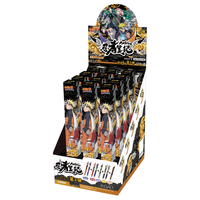 卡游火影忍者中性笔端盒盲盒笔燃动版黑色按动水笔签字笔学习用品动漫文具周边 火影忍者燃动版12支-出羁绊款