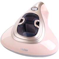 Haier 海尔 无线除螨仪家用手持小型床上铺紫外线杀菌除螨神器滚刷礼物HZC-1021P 粉色