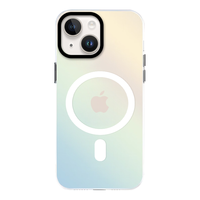 暴走 MagSafe磁吸 iPhone15保护套 极光渐变 硅胶