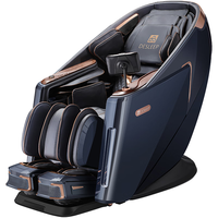 迪斯(Desleep)按摩椅家用太空舱4D精钢机芯腿足分离式按摩多功能电动按摩沙发椅子 老人A80L年货节 4D齿轮机芯-A80L 深邃蓝