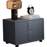 沐眠床头柜现代简约轻奢主卧储物床头柜HS-666 配套床头柜【午夜蓝】 配套床头柜1个【午夜蓝】