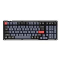 Keychron V5黑透98配列有线机械键盘改键VIA自定义宏办公会计键盘