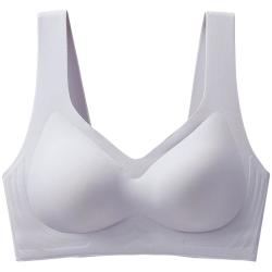 馨闻 无痕内衣女小胸聚拢夏季薄款运动一体美背心式固定杯无钢圈文胸罩