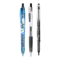 百乐（PILOT）中性笔 0.5mm子弹头按压签字笔 按动式水笔大容量黑色 速干不晕染刷题考试 啫喱笔爆卖3支装