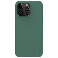 耐尔金 适用苹果iPhone15ProMax手机壳 磨砂防滑全包防摔防指纹保护套镜头加高简约硬壳软边 护盾Pro绿色 深绿色【普通款】