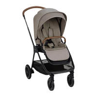 nuna婴儿推车双向多功能型高景观可折叠遛娃手推车TRIV NEXT 橡木灰