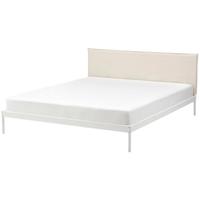 IKEA宜家KLEPPSTAD克勒普斯塔床架白色金属床现代简约时尚北欧风