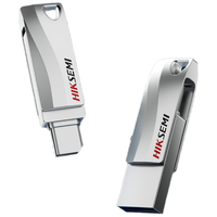 海康威视（HIKVISION）256GB Type-C手机U盘 S400 USB3.2双接口U盘两用 读速高达450MB/s 安卓苹果平板笔记本电脑优盘