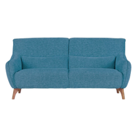 NITORI宜得利家居 家具 沙发客厅布艺沙发三人位布艺沙发 伊娜NSF 蓝色