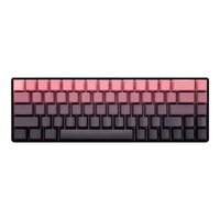 KZZI 珂芝 G68 SE 68键 有线机械键盘 豆沙粉侧 磁白轴 RGB