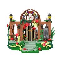 AREAX大侦探积木-蔷薇下的罪恶积木拼装玩具摆件女