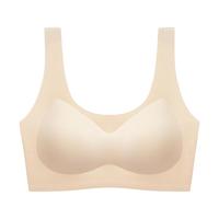 运动内衣女小胸聚拢收副乳薄款无痕无钢圈美背睡眠背心式文胸罩夏