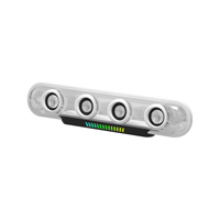 索爱(soaiy)S200 电脑蓝牙音响家用桌面台式机笔记本游戏超重低音炮音箱RGB炫酷灯效 水晶白 升级版丨 有线/蓝牙双模式