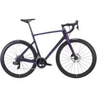 DECATHLON 迪卡侬 公路车EDR CF RIVAL AXS耐力竞赛城市碳纤维框架变速碟刹 苍紫色 22英寸 M