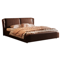 DeRUCCI 慕思 BCW1-003 现代简约皮床 黑色 180*200cm