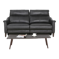 NITORI宜得利家居 家具 客厅电动真牛皮沙发直排沙发 三人位 丘里特 灰色 3人位