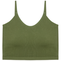 爱慕内衣女无钢圈无尺码文胸背心式带杯垫夏季内搭美背文胸罩AM175701 黑色 160