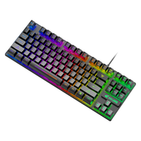 GX80S 104键 有线薄膜键盘 黑色 单光