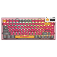 ATYT 梵战 A84 84键 2.4G蓝牙 多模无线机械键盘 胜利之粉 TTC金粉轴 RGB