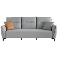 QuanU 全友 102678C-2 科技布艺沙发 三人位 岛屿灰