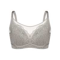 古今 GUJIN古今 GUJIN内衣女舒适无钢圈网纱三明治杯文胸薄款GDB02030 海鸥灰 C80