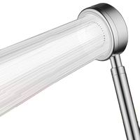 慈晨太空铝金属淋浴花洒喷头套装增压节水卫浴莲蓬头单淋雨头 太空铝花洒