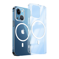 Freeson 适用苹果iPhone14手机壳MagSafe磁吸无线充电 苹果14四角气囊防撞全包防摔晶透保护套 透明 苹果iPhone14磁吸壳