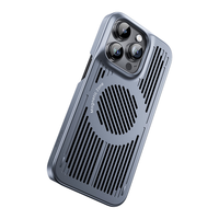 邦克仕（Benks）适用苹果15Pro冰甲散热手机保护壳 iPhone15Pro电竞壳保护套游戏散热款 防摔耐磨耐刮磁吸壳 散热磁吸壳【苹果15Pro】银